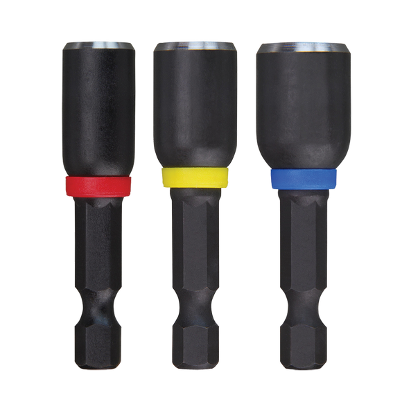 Milwaukee Shockwave Magnetic Nut Driver Set X 3