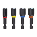 Milwaukee Magnetic Nut Driver Assorted 50mm 4 Pk