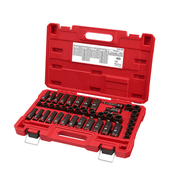 Milwaukee Impact Socket3/8"43Piece SAE/Metric Set