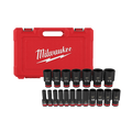 milwaukee 19 pc shockwave socket set SAE