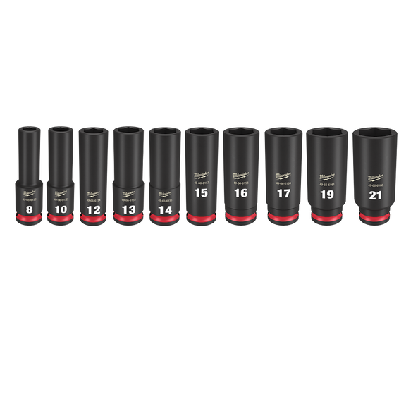 Milwaukee 10 Piece Metric Impact Socket Set