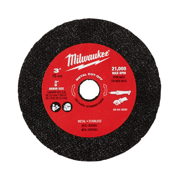 Milwaukee Cut Off Wheel Metal 3 Pack