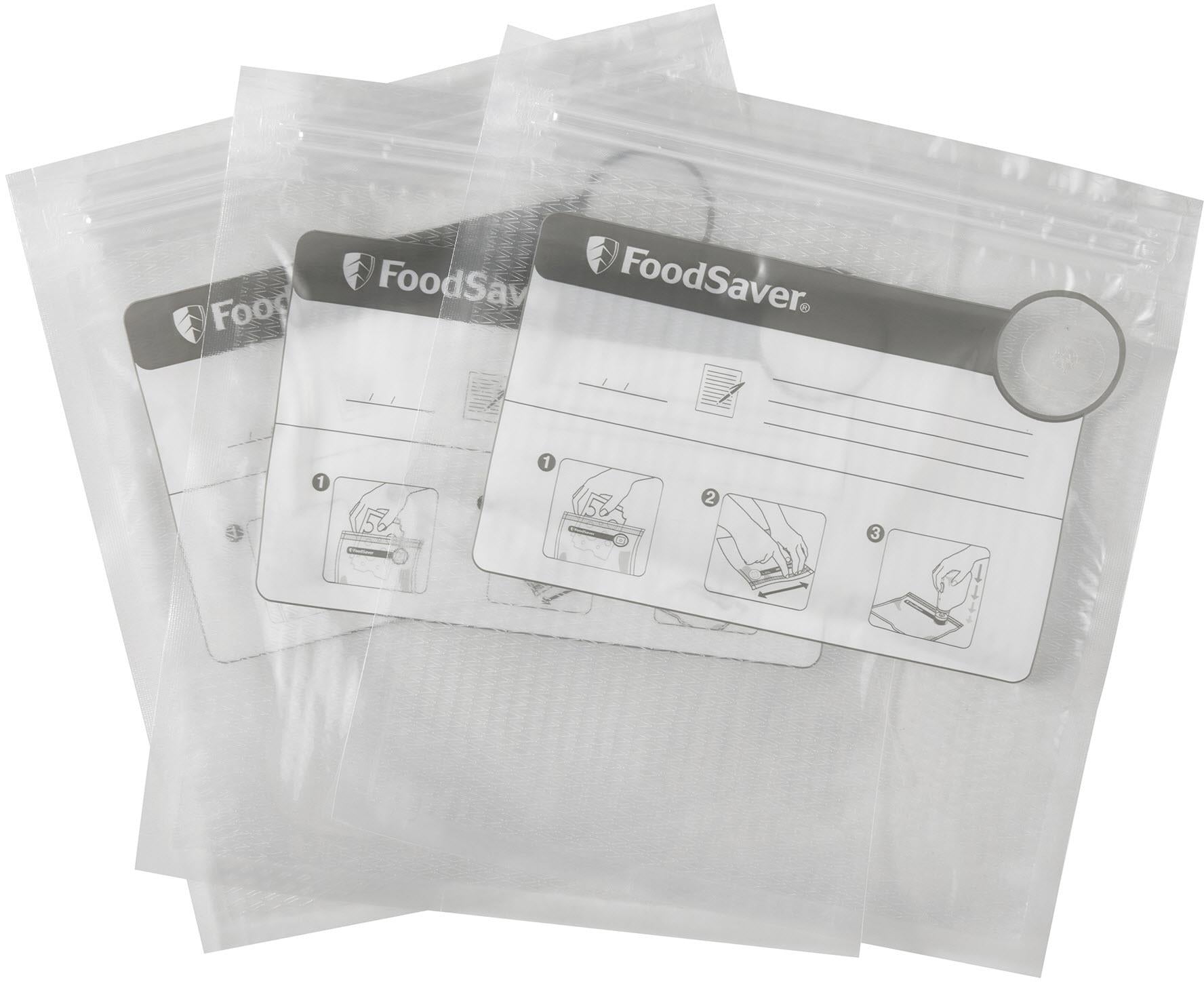 FoodSaver VS0500 Reusable Vacuum Zipper Bags (35 Pack)