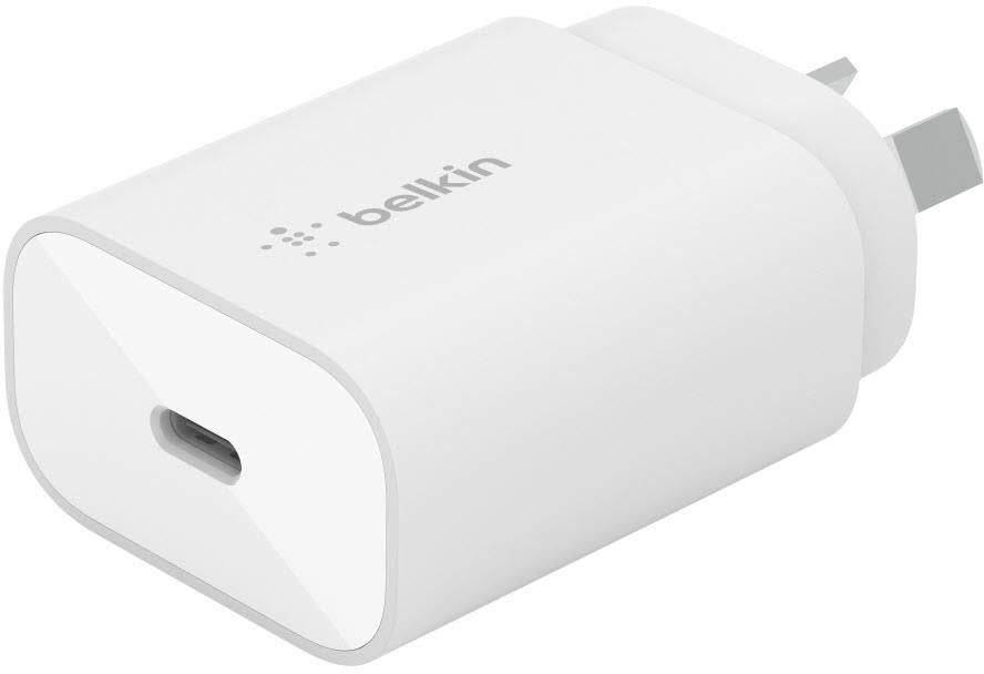 Belkin BoostUp Charge 25W USB-C Wall Charger (White)