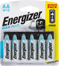 Energizer Max Plus AA Batteries (4+2 pk)