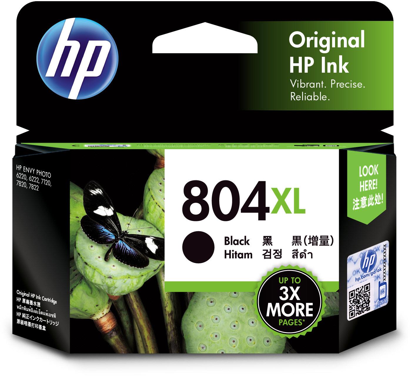 HP 804XL High Yield Black Original Ink Cartridge