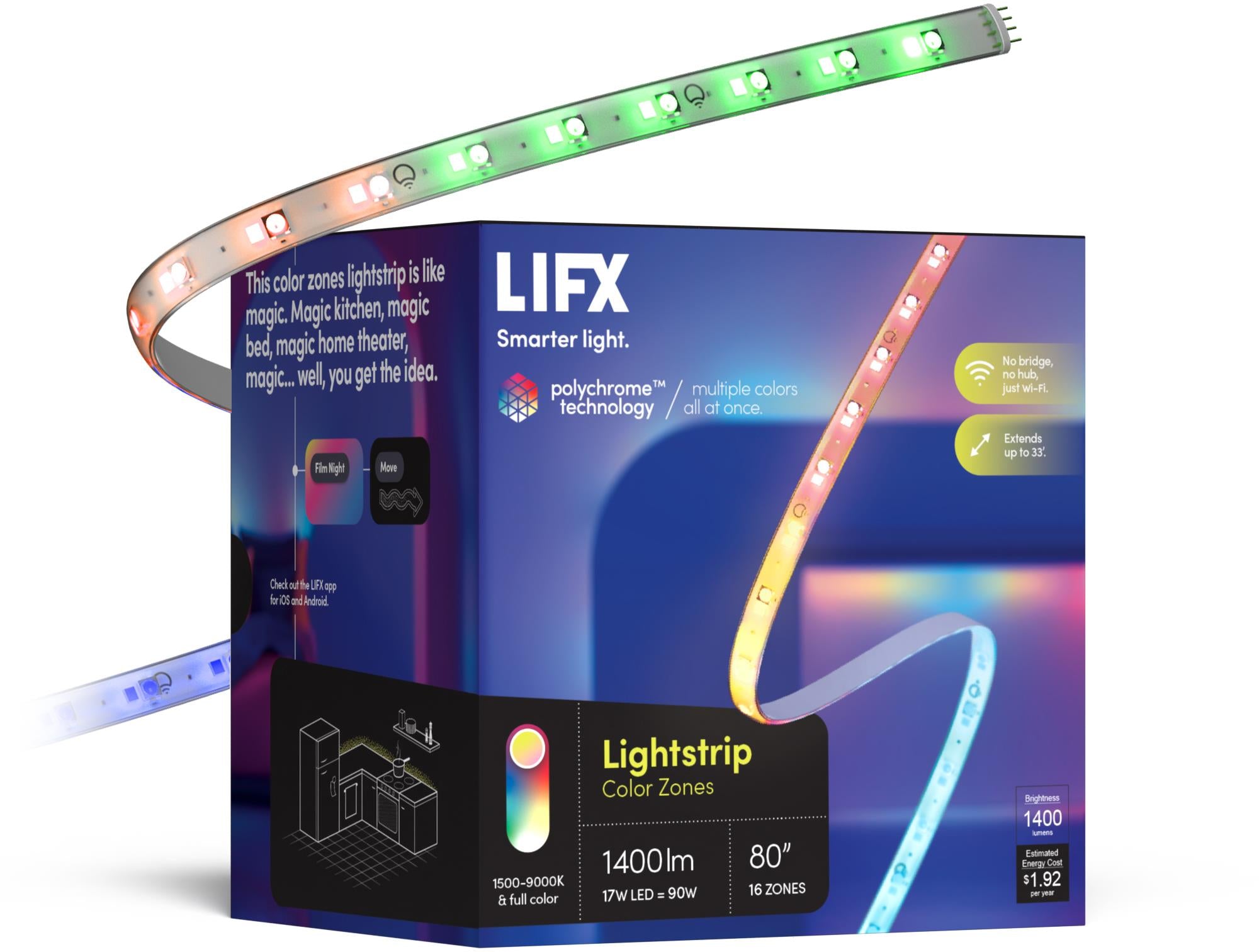LIFX Lightstrip Colour Zones 2m Starter Kit