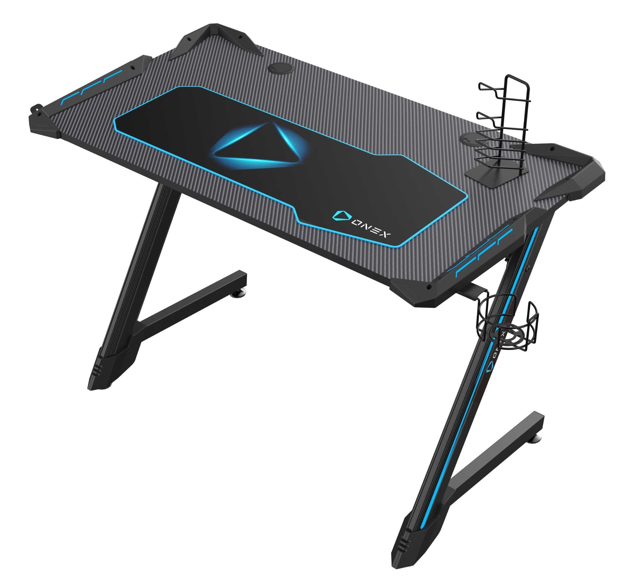 ONEX GD1200Z RGB Gaming Desk with LED Lights