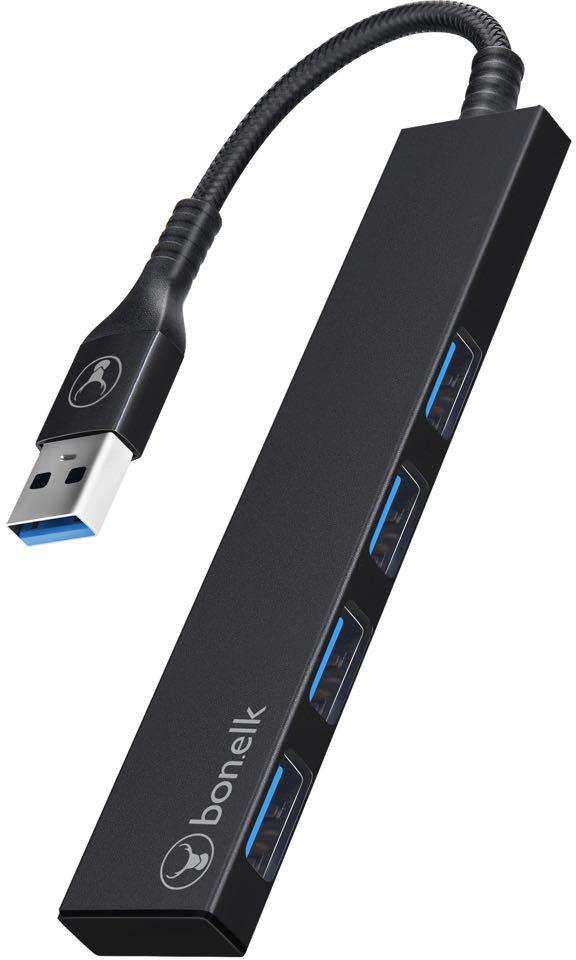 Bonelk Slim 4 Port USB-A 3.0 Hub