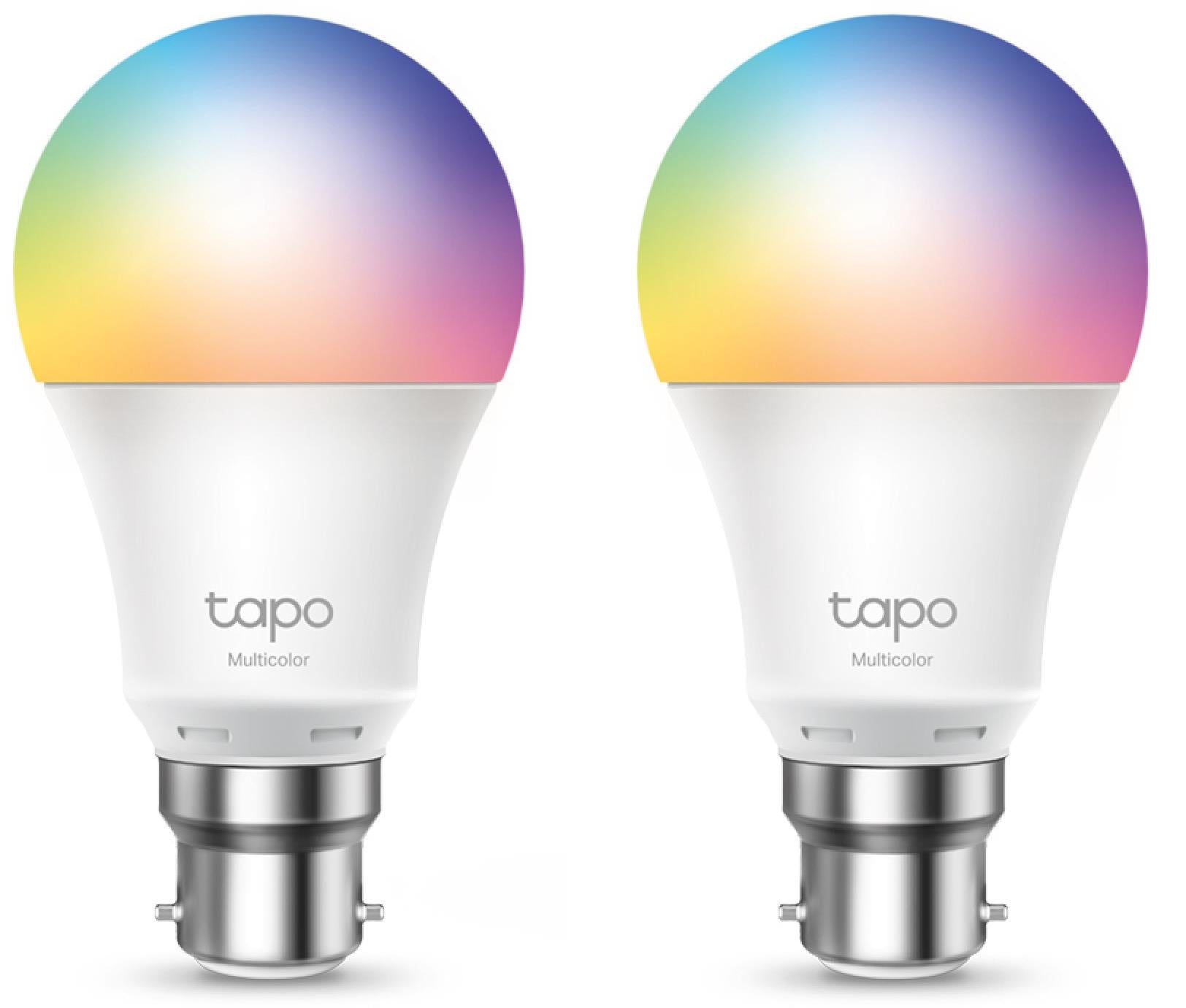 TP-Link Tapo Smart Wi-Fi Multicolour Bulb (B22) [2-Pack]