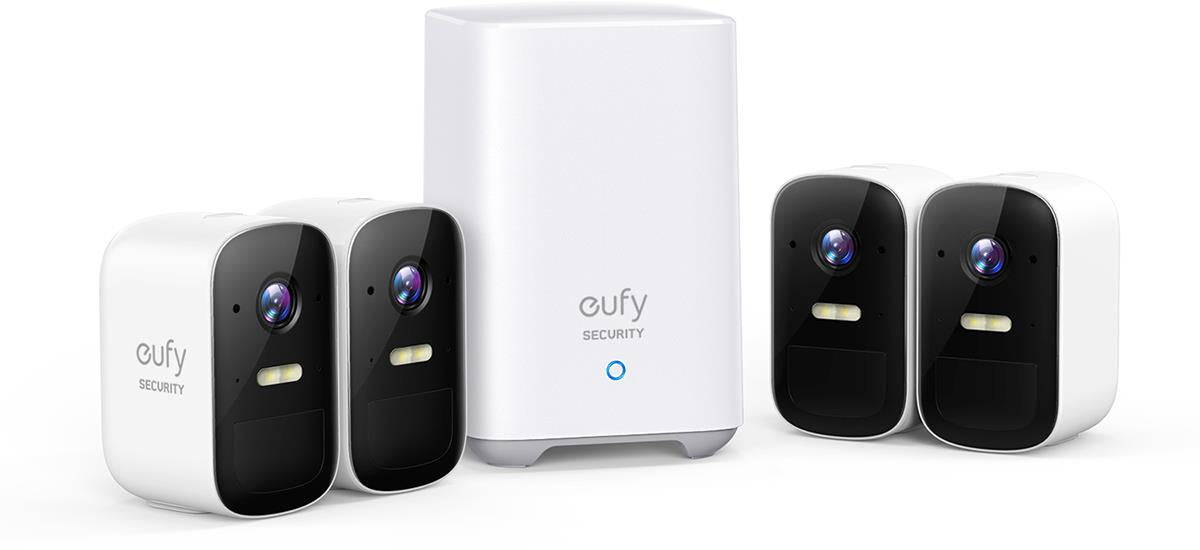eufy Security eufyCam 2C Pro 2K Wireless Home Security System (4 Pack)