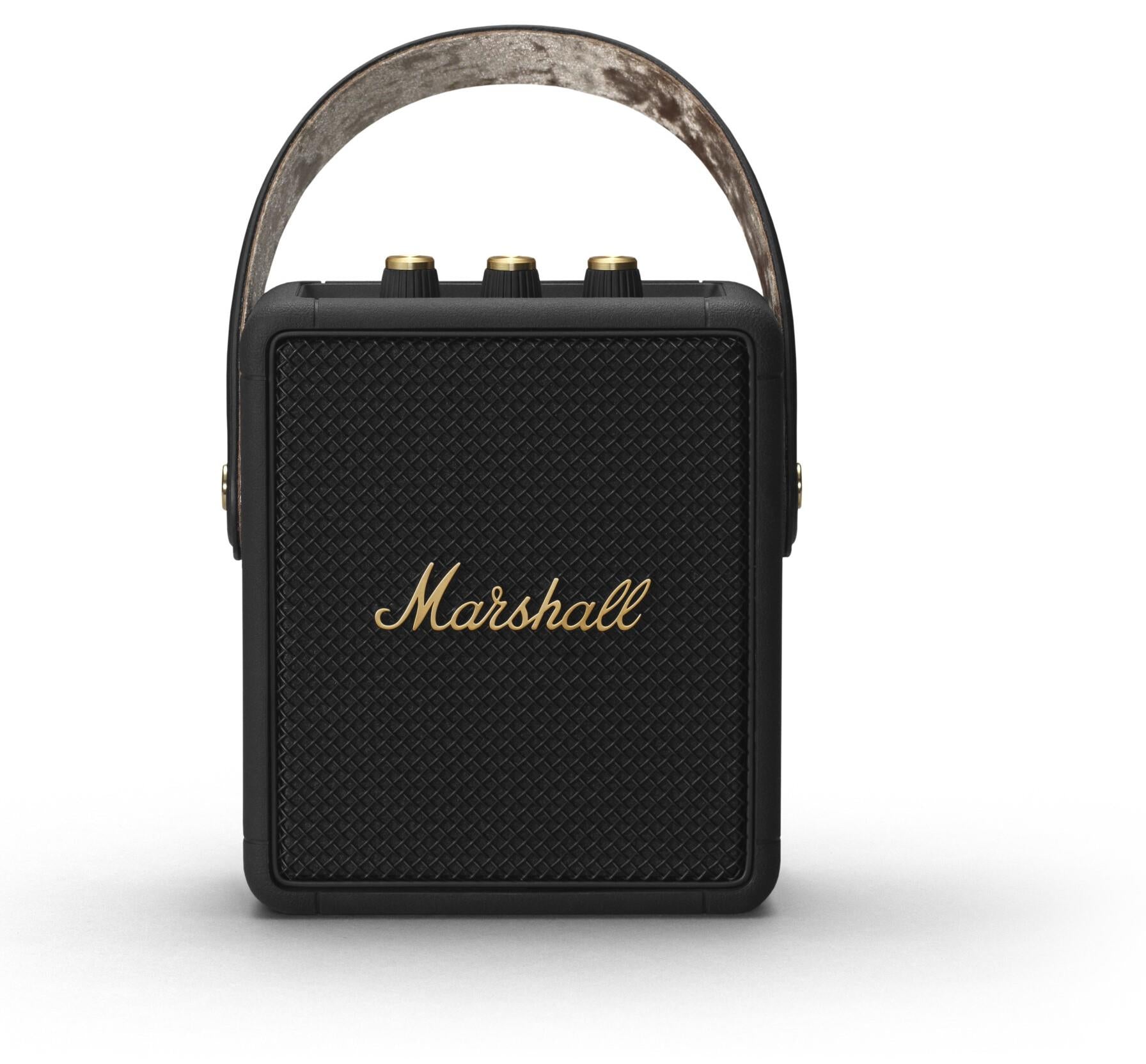 Marshall Stockwell II Wireless Speaker (Black & Brass)