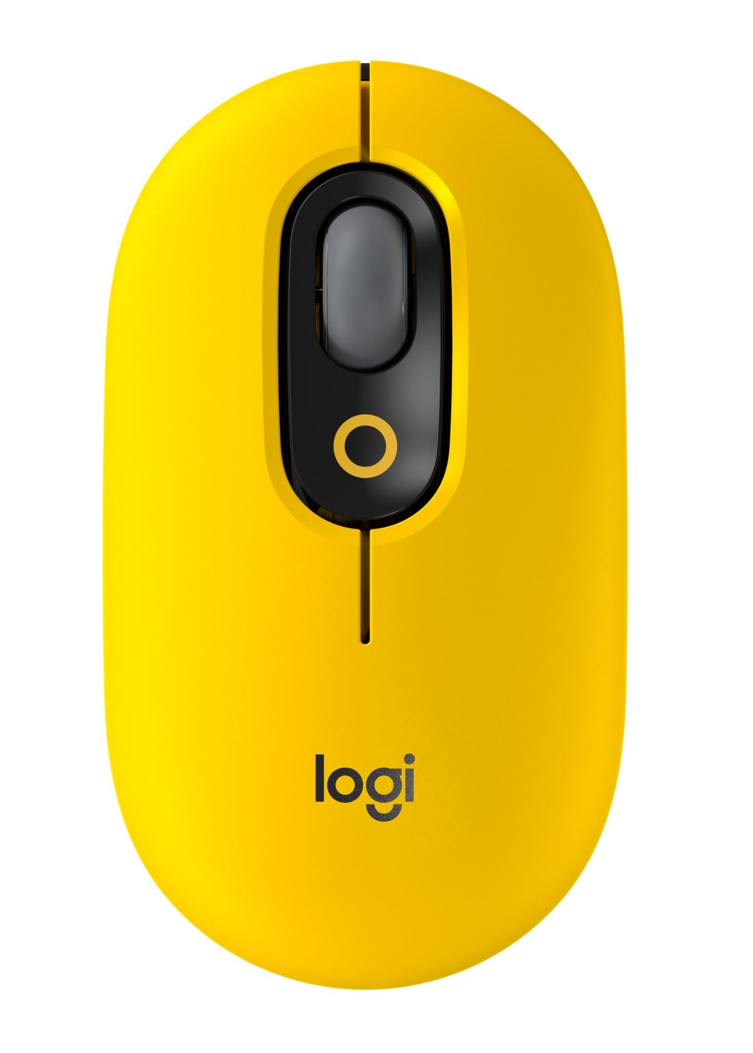 Logitech POP Mouse with Emoji (Blast Yellow)