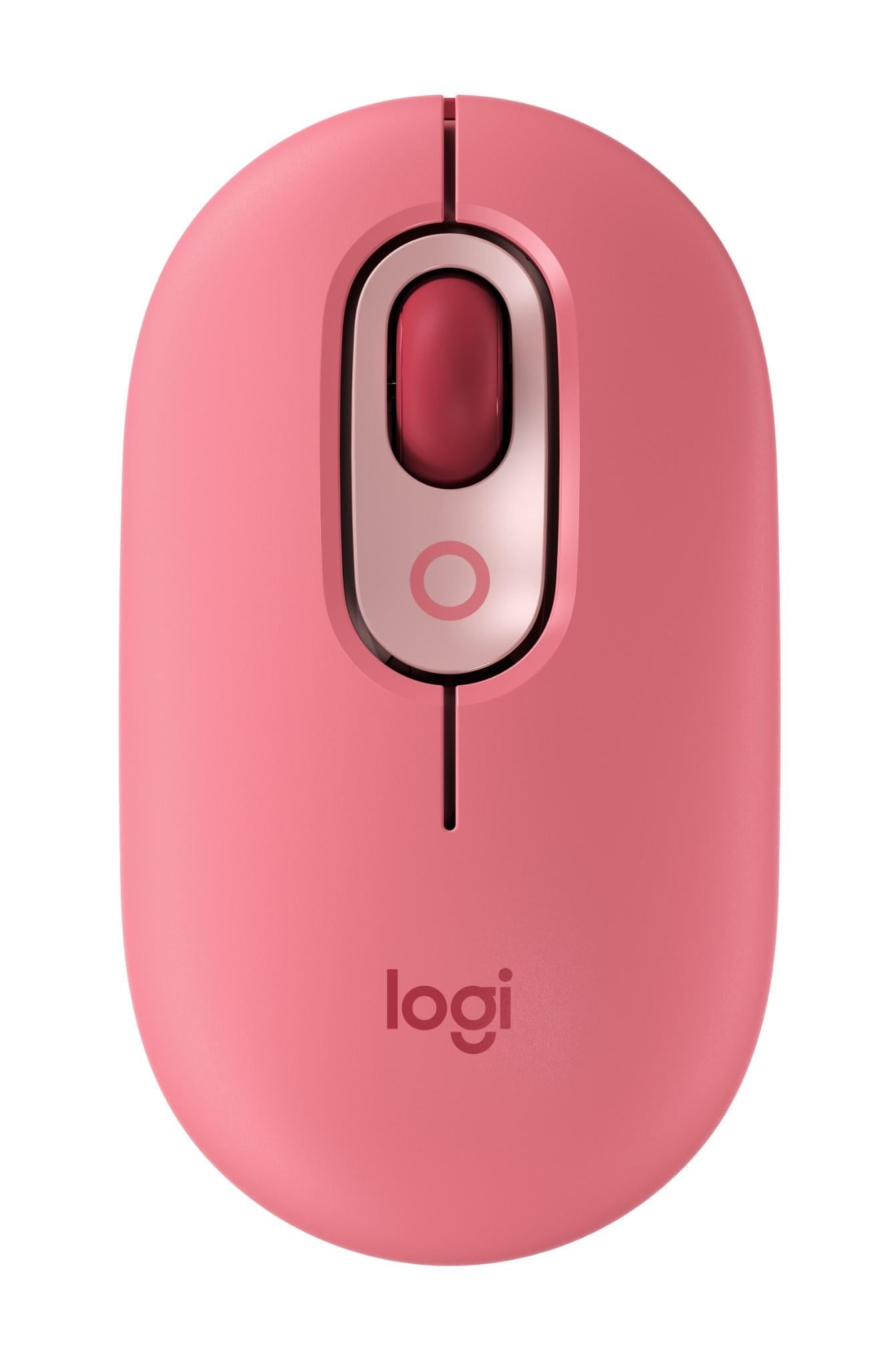 Logitech POP Mouse with Emoji (Heartbreaker Rose)