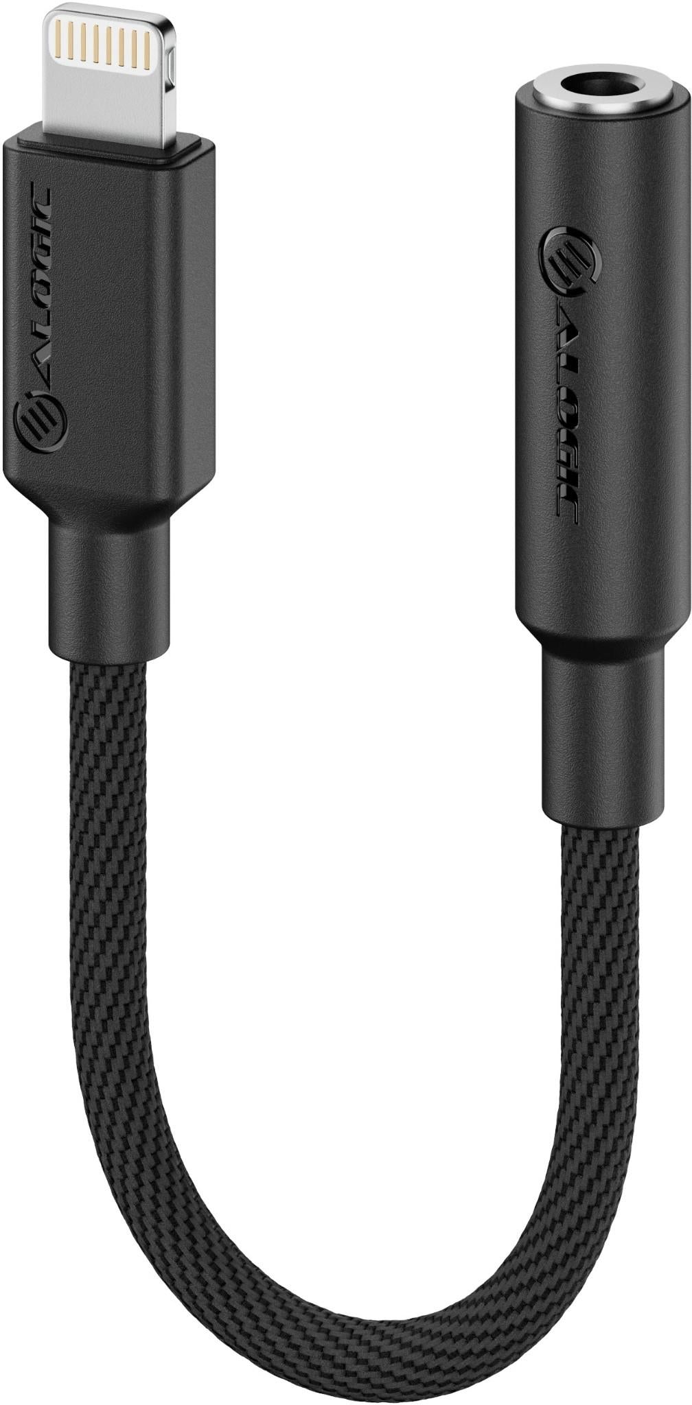 ALOGIC Elements Pro Lightning to 3.5mm Audio Adapter (Black)