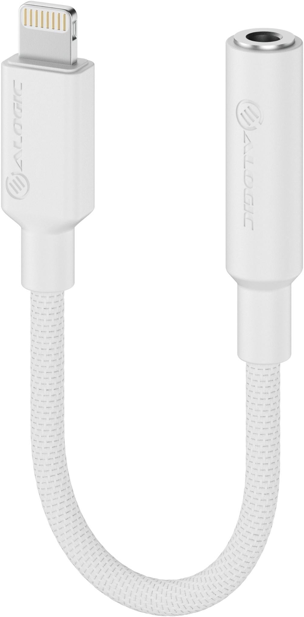 ALOGIC Elements Pro Lightning to 3.5mm Audio Adapter (White)