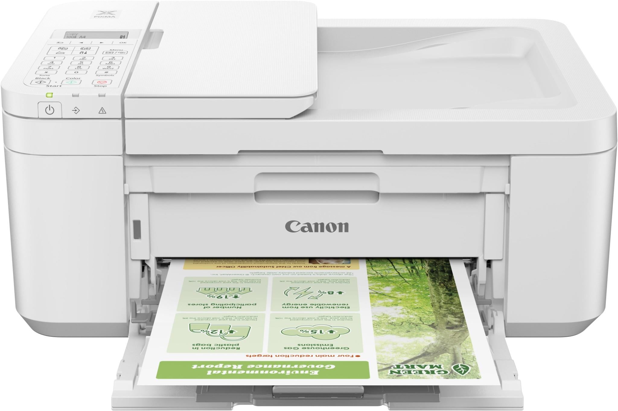Canon TR4665 Pixma Home Office Printer (White)