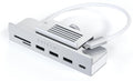 Satechi USB-C Clamp Hub for Apple Studio Display/iMac 24' (Silver)