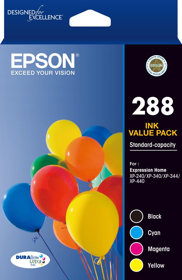 Epson 288 DURABrite Ultra Standard Capacity Ink Cartridge (Value Pack)