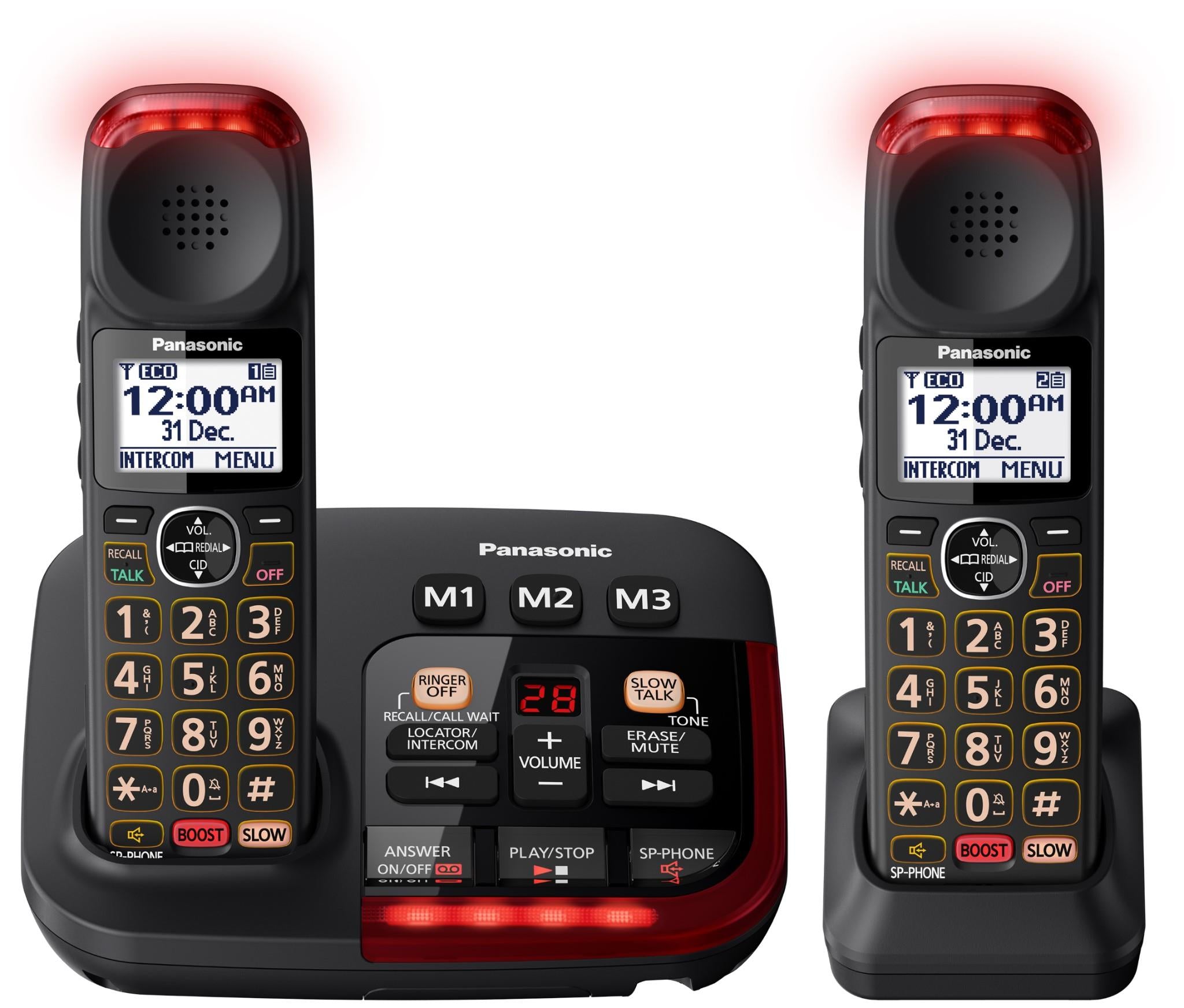 Panasonic KX-TGM422AZB Amplified Cordless Twin Handset