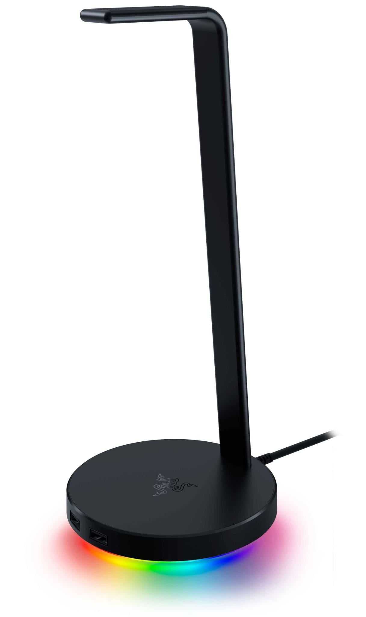 Razer Base Station V2 Chroma - Chroma Enabled Headset Stand with USB 3.1 Hub and 7.1 Surround Sound