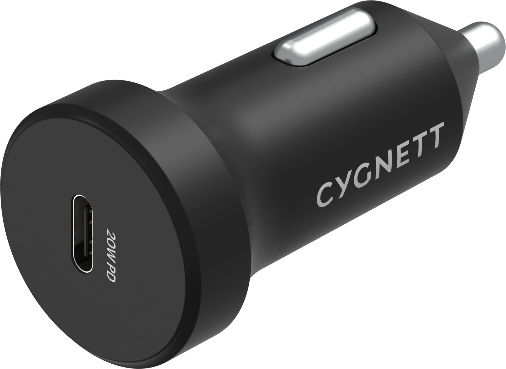 Cygnett Charge & Connect 20W USB-C Car Charger
