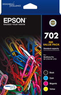 Epson 702 DURABrite Ultra Standard Capacity Ink Cartridge (Value Pack)