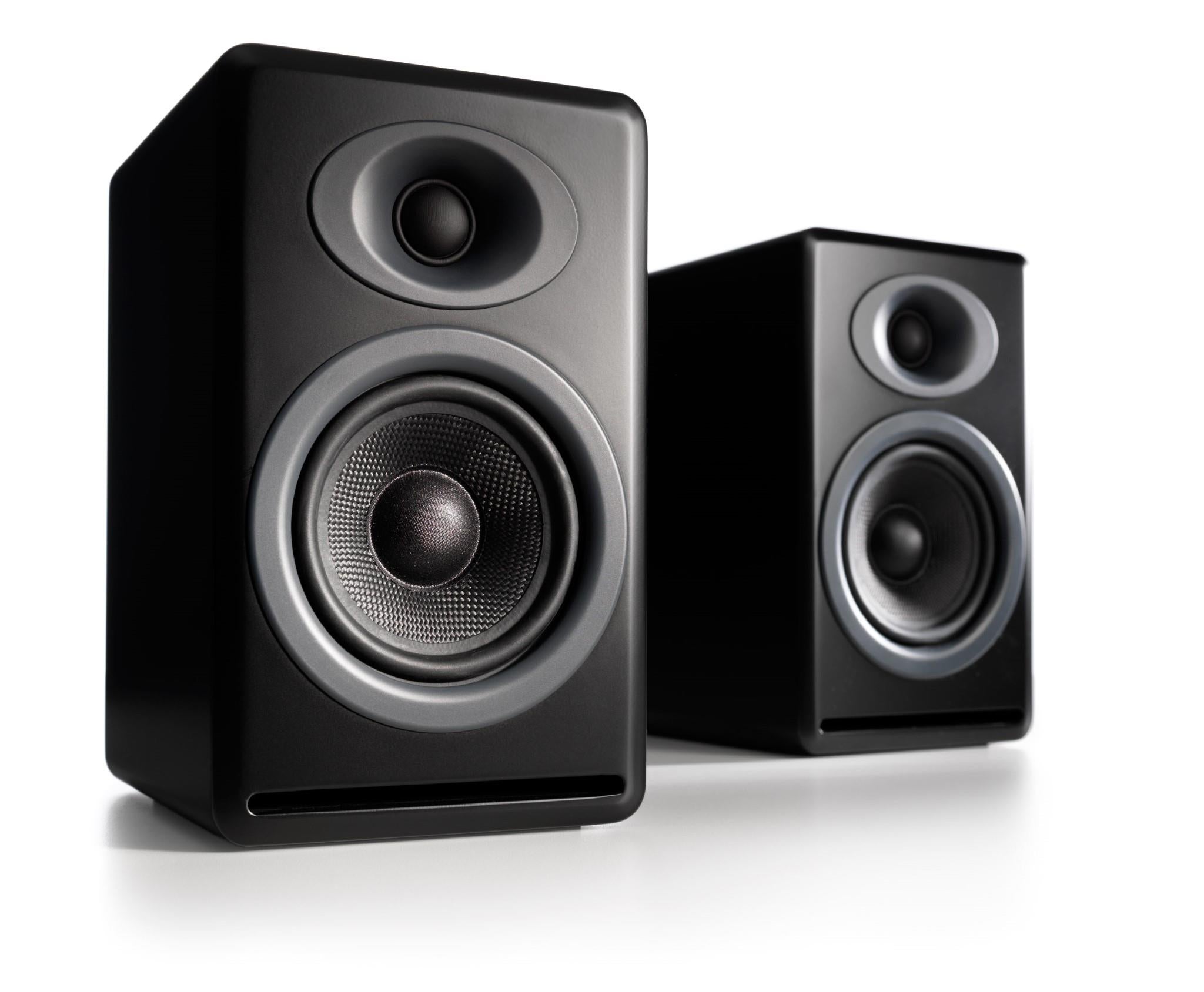 Audioengine P4 Passive Bookshelf Speakers (Satin Black)