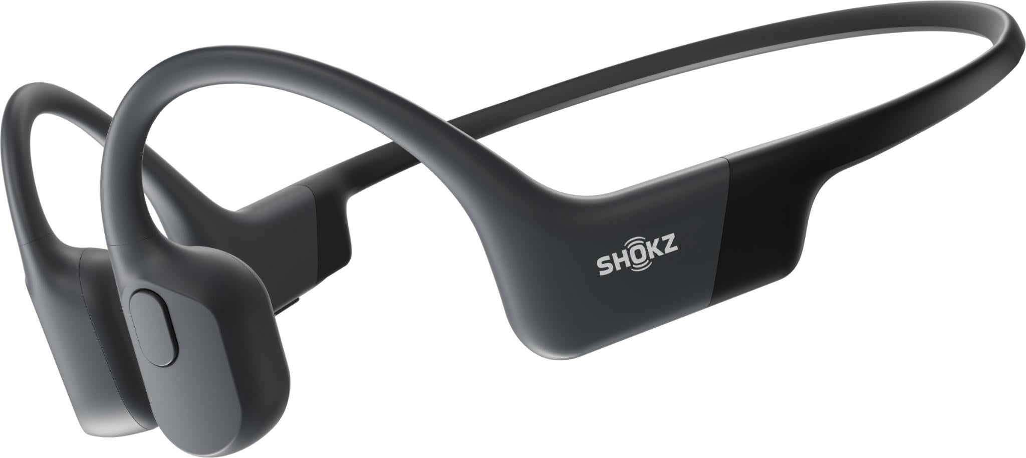 Shokz OpenRun Wireless Open-Ear Headphones (Black)