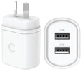 Cygnett PowerPlus 12W Dual Port Wall Charger (White)