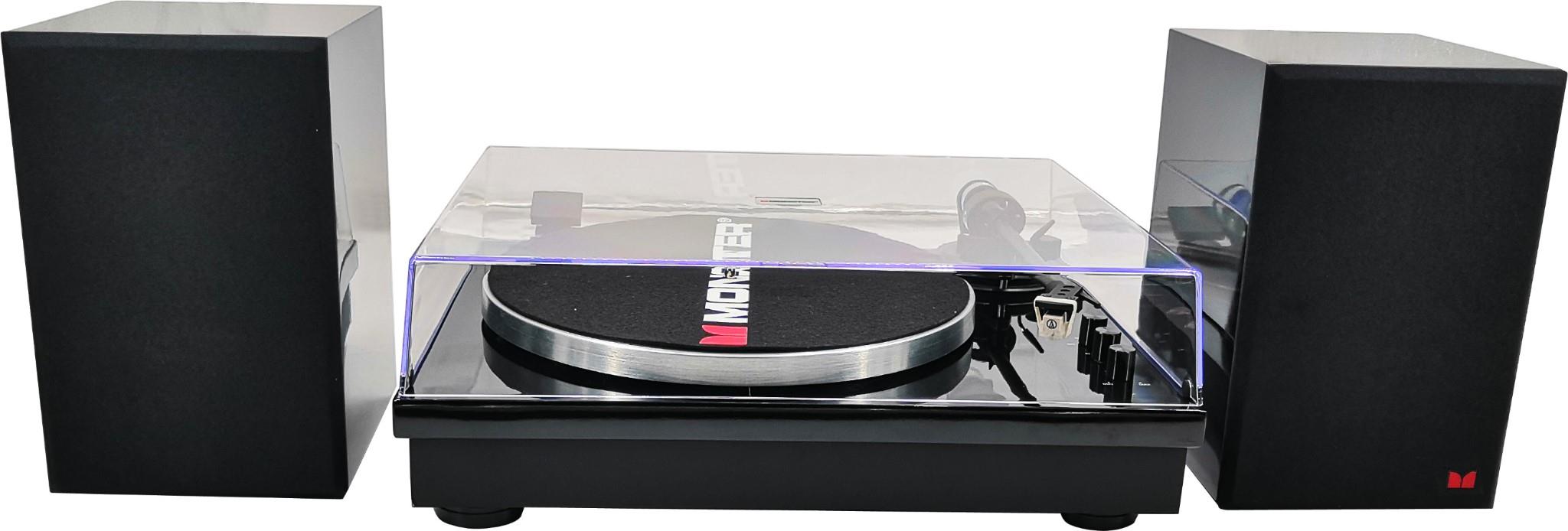 Monster MT-TT03 HIFI Bluetooth 5.0 Turntable with 2 Speakers