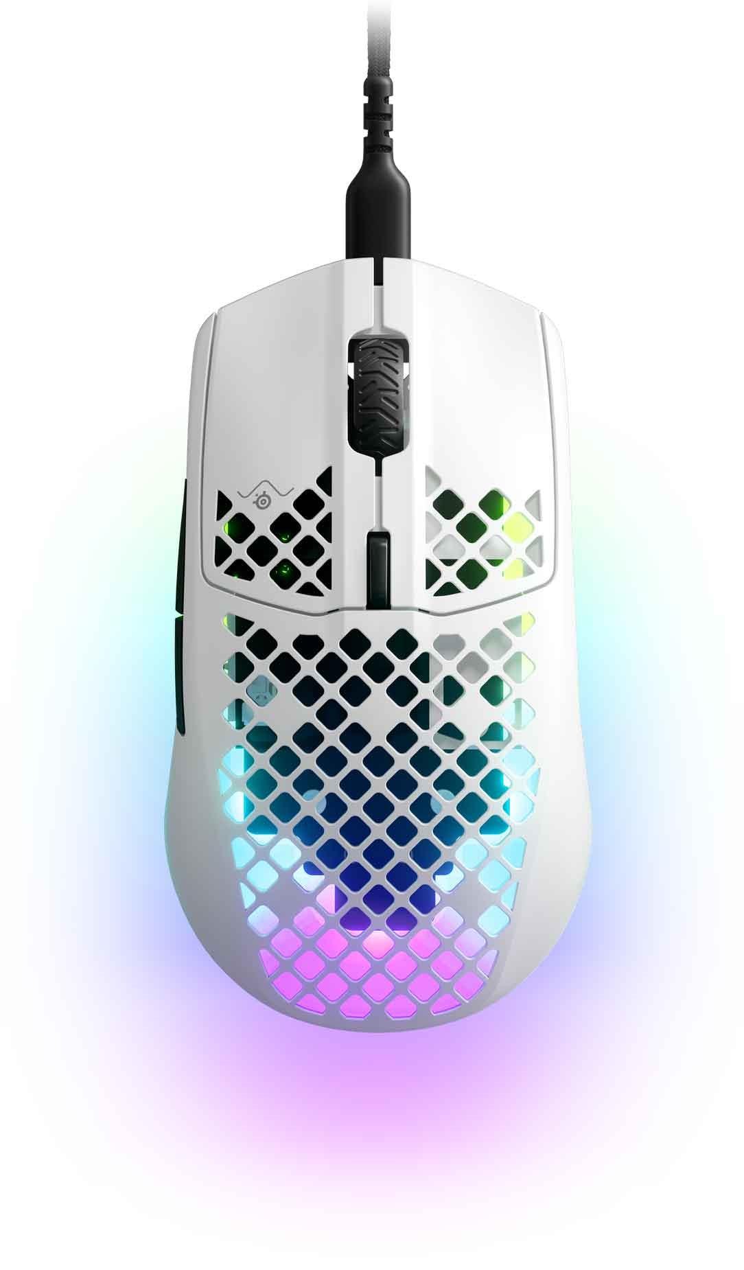 SteelSeries Aerox 3 Wired Gaming Mouse Snow