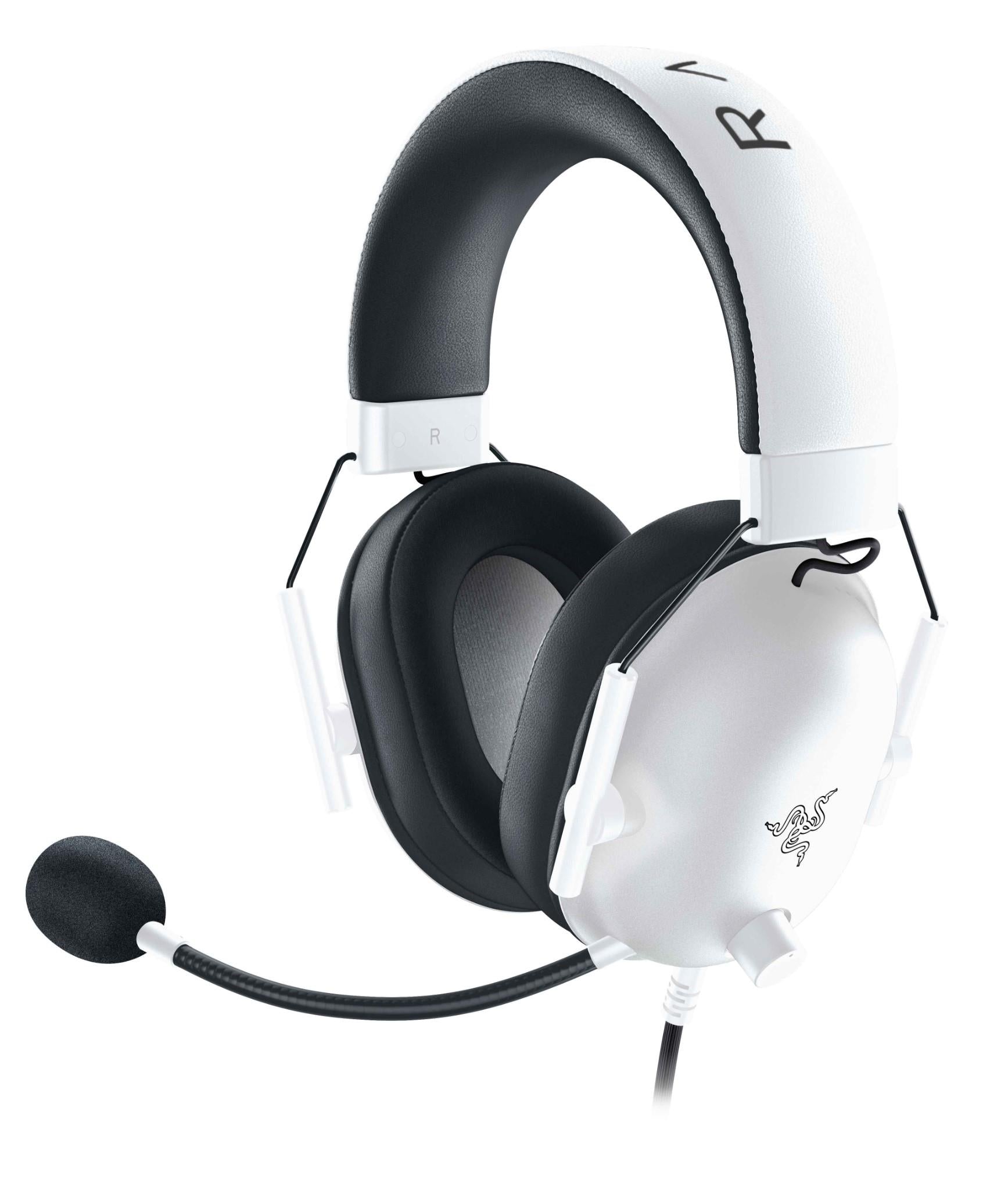 Razer BlackShark V2 X Wired Gaming Headset (White Edition)