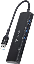 Bonelk Long-Life USB-A to 3 Port Hub and SD Card Reader