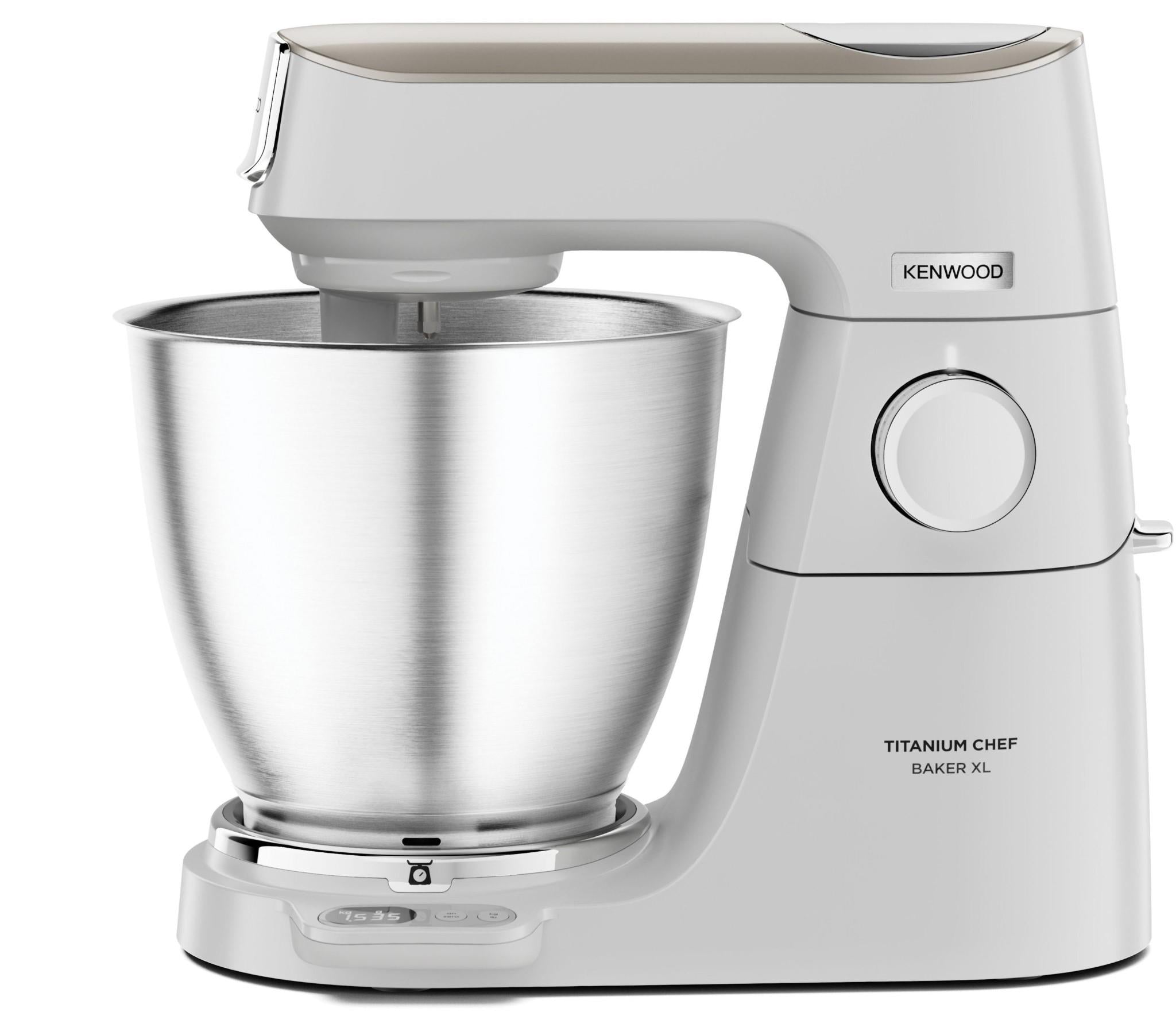 Kenwood Titanium Chef Baker XL Mixer (White)