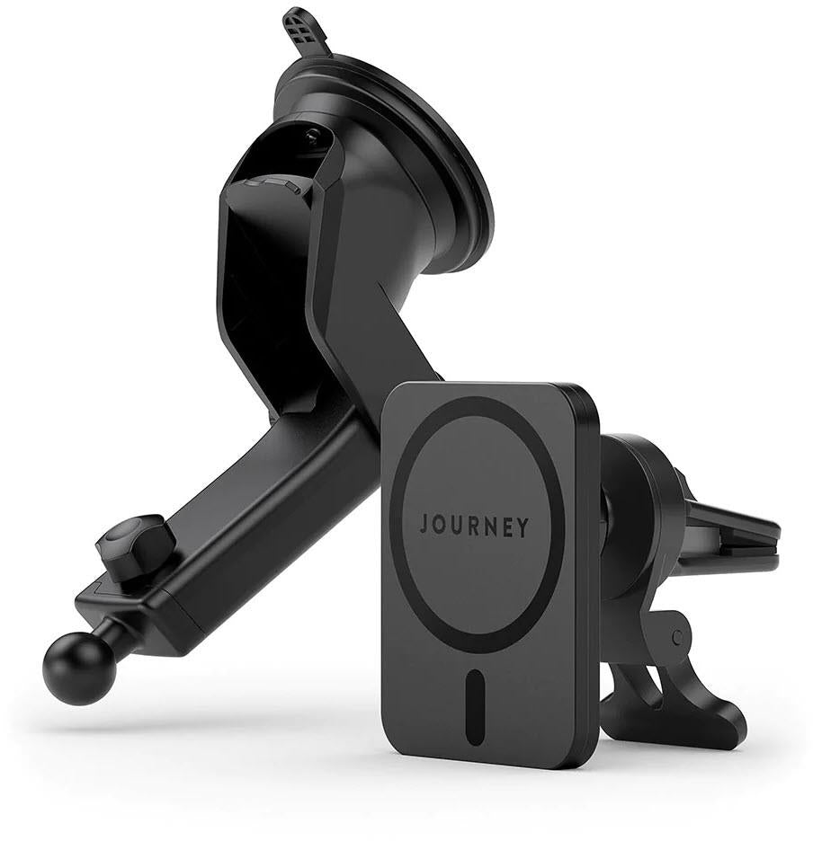Journey Magnetic Wireless Charger with Flex Plus Windshield Car Mount