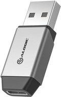 ALOGIC Ultra Mini USB-A to USB-C Adapter (Space Grey)