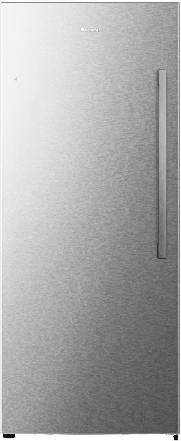 Hisense HRVF384S 384L Single Door Fridge or Freezer (Brushed Steel)