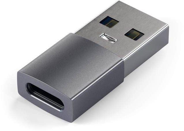 Satechi Aluminium USB-A to USB-C Adapter (Space Grey)