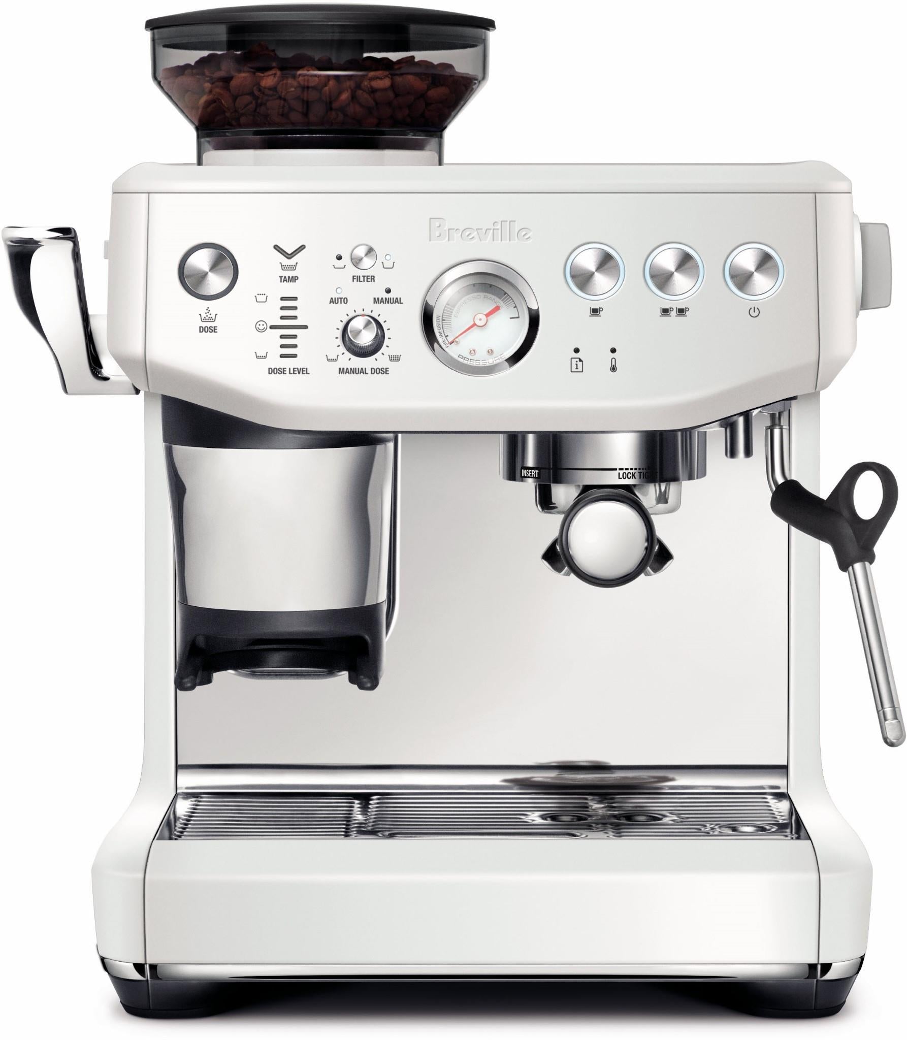 Breville the Barista Express® Impress Manual Coffee Machine (Sea Salt)