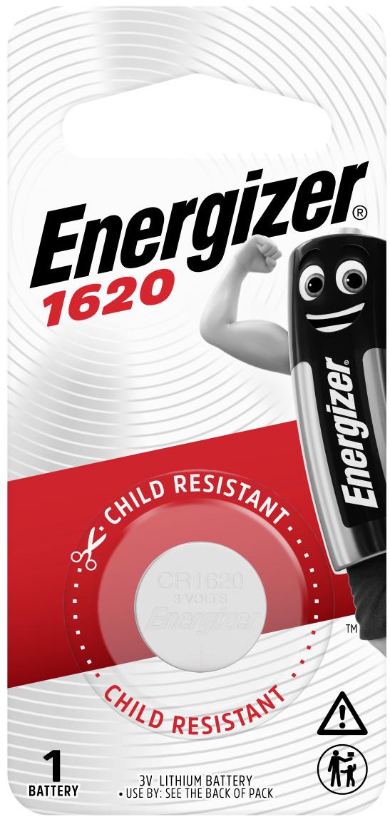 Energizer Lithium 1620 Coin Battery (1pk)