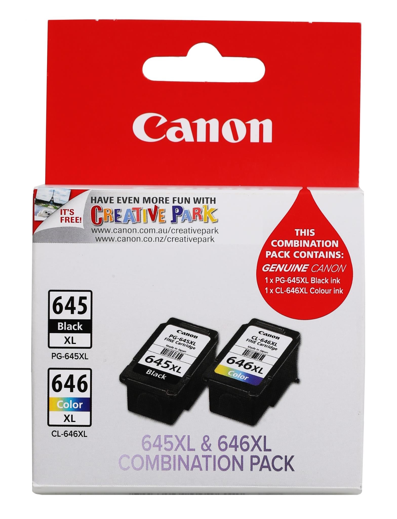 Canon PG-645XL & CL-646XL High Capacity Ink Cartridge (Black/Tri-Colour)