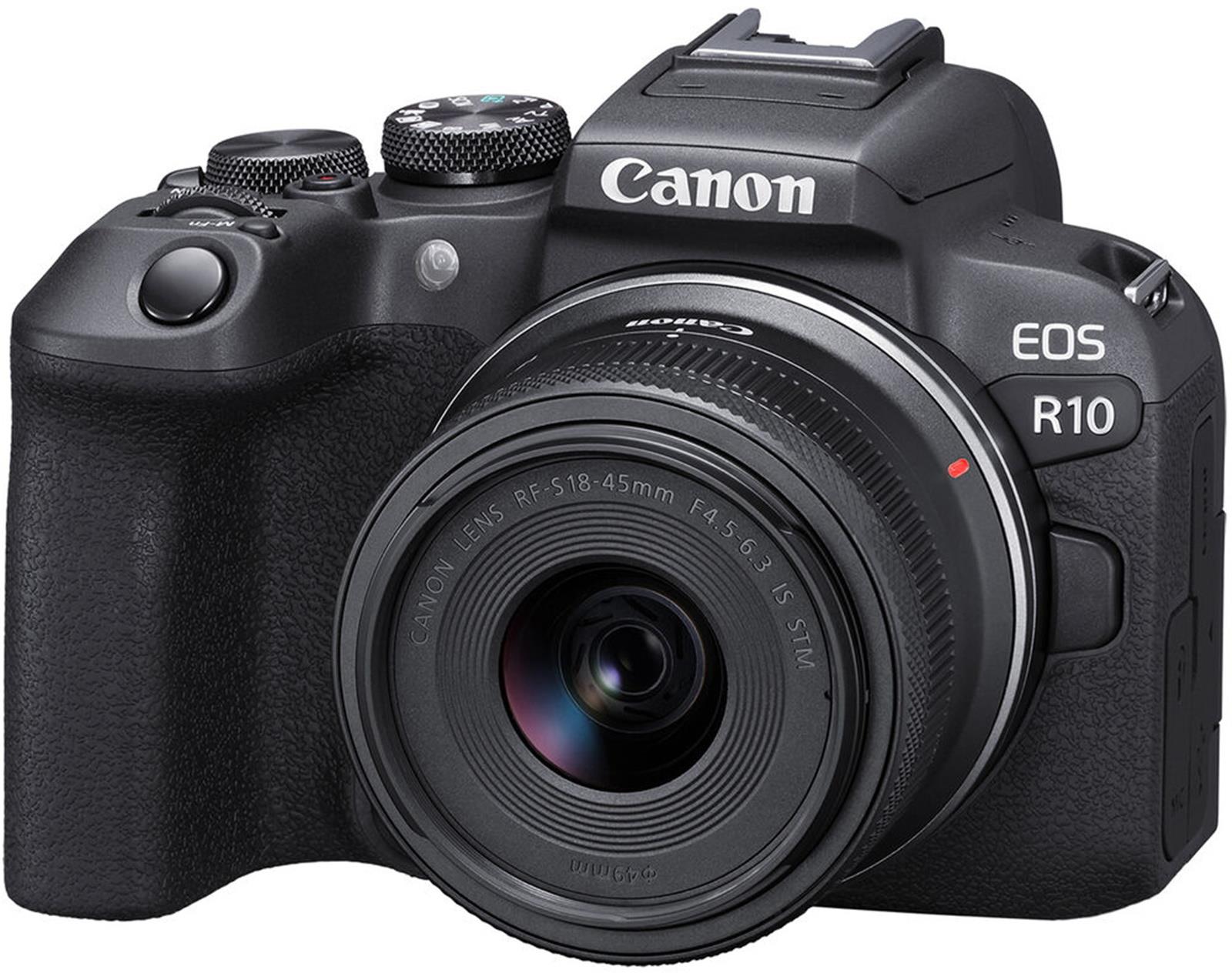 Canon EOS R10 Mirrorless Camera with RFS 18-45STM Lens