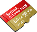 SanDisk Extreme PLUS microSDXC 64GB 200MB/s Memory Card