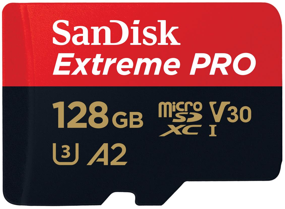 SanDisk Extreme PRO microSDXC 128GB 200MB/s Memory Card [2022]