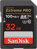 SanDisk Extreme PRO SDHC 32GB 100MB/s Memory Card [2022]