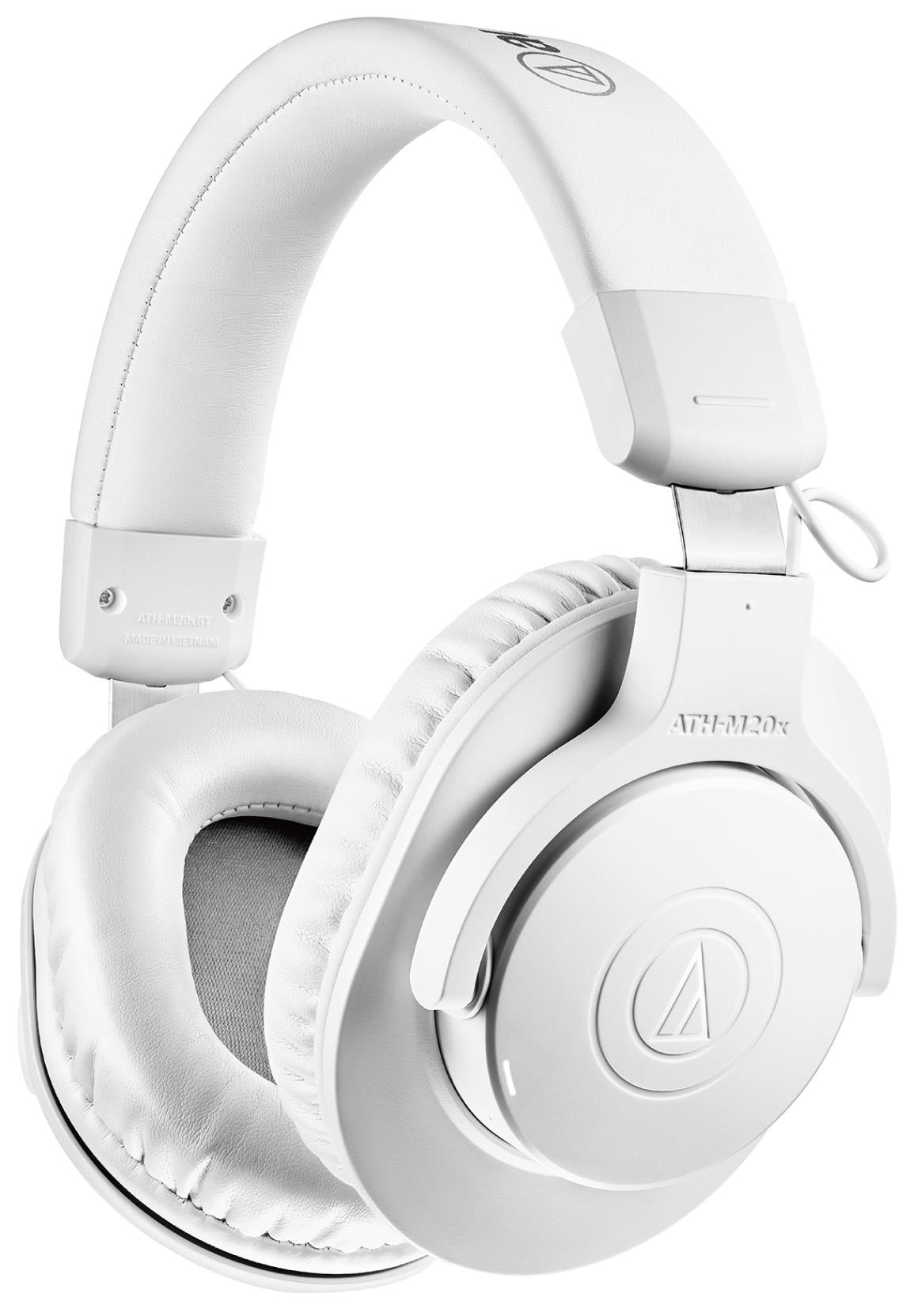 Audio-Technica ATH-M20XBT Wireless Over-Ear Headphones (White)