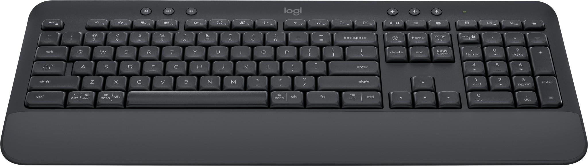 Logitech K650 Signature Wireless Keyboard (Graphite)