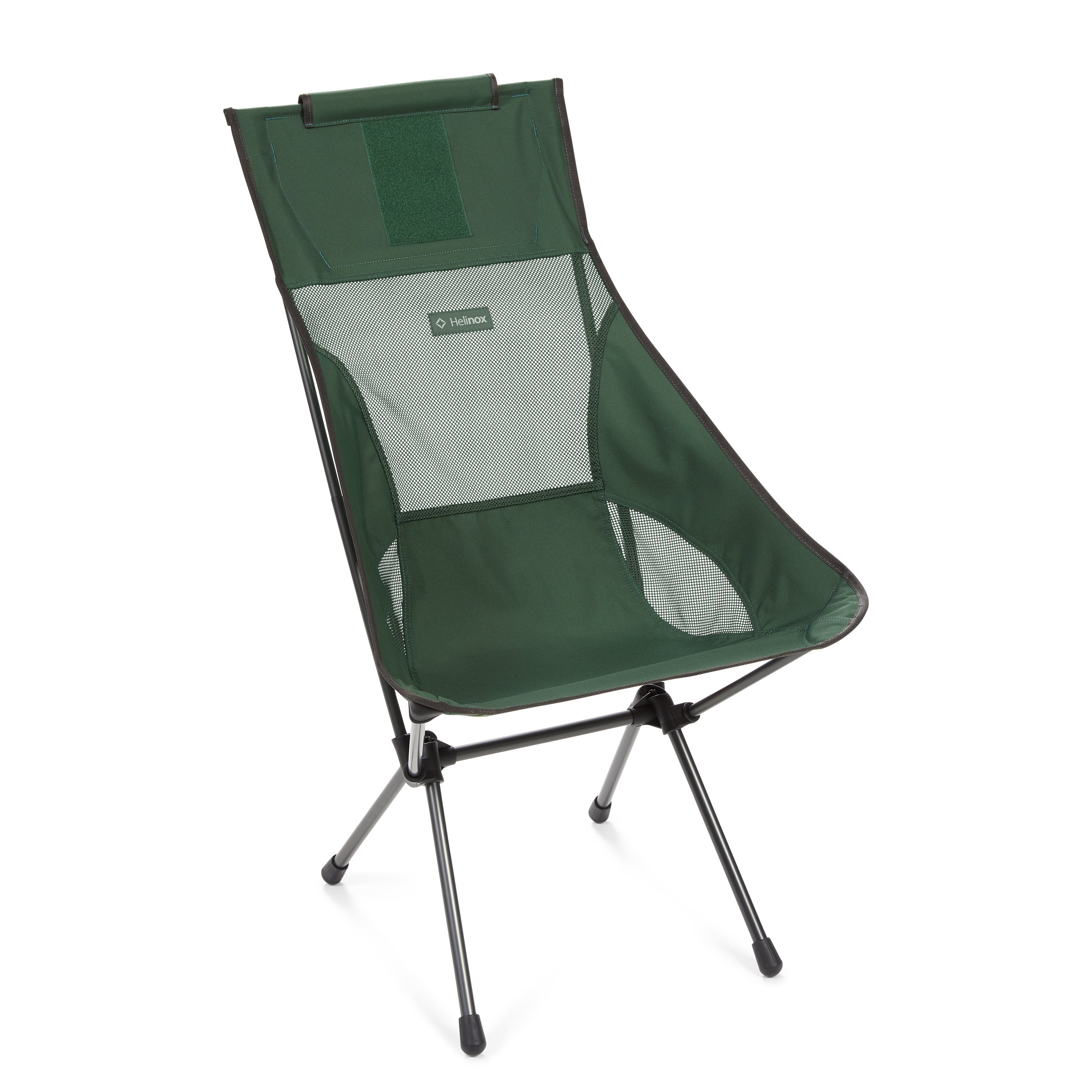 Sunset Chair - Forest Green with Steel Grey Frame