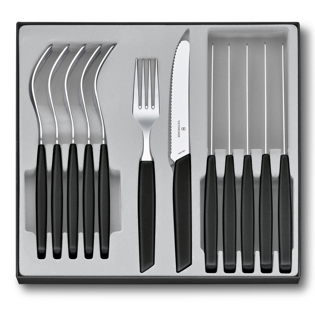 Victorinox 12 Piece Dining Set - Round Tip, Wavy Edge